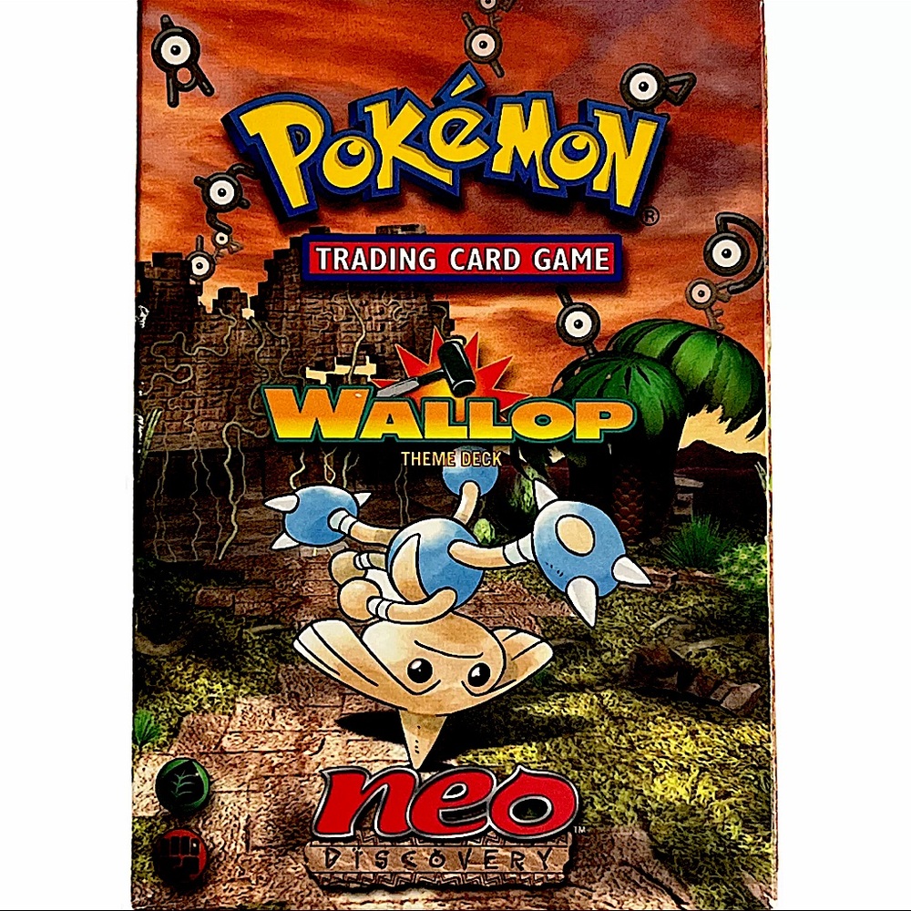 Pokémon Neo Discovery Wallop Theme Deck Open Box Complete Deck VLP READ